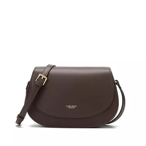 Carlheim Taschen & Rucksäcke Carlheim, Gotland Genuine Leather collection, Jolie Genuine Leather Handbag (Brown)
