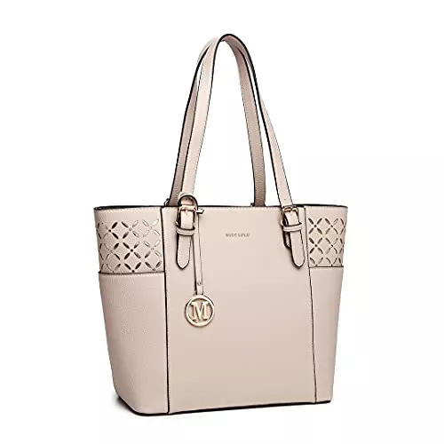 Miss Lulu Taschen & Rucksäcke Miss Lulu Damen Handtasche Groß Taschen Shopper Tasche für Schule Mode Schultertaschen Tote Bag für Arbeit Freizeit