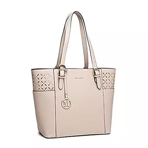 Miss Lulu Taschen & Rucksäcke Miss Lulu Damen Handtasche Groß Taschen Shopper Tasche für Schule Mode Schultertaschen Tote Bag für Arbeit Freizeit