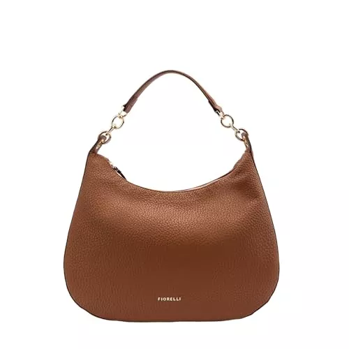 Fiorelli Taschen & Rucksäcke Fiorelli Allegra Slouchy Hobo Bag, Stylische Schulterhandtasche mit Kettengliedern, Tan Faux Leather