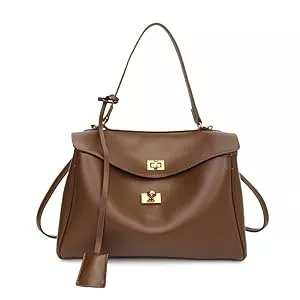 JXpxbao Taschen & Rucksäcke JXpxbao Handtasche Damen, Umhängetasche Damen, Leder Crossbody Bag, Shopper Tasche PU Leder Tote Bag, Großes Fassungsvermögen, Kommt Mit Abnehmbarem Schultergurt Für Arbeit, Reisen, Einkauf, Schule