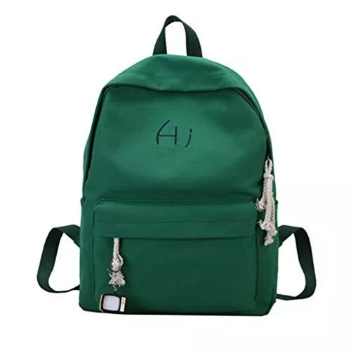 VHVCX Taschen & Rucksäcke VHVCX Süßigkeit-Farben-Rucksäcke Weiblich Leinwand Reisen Rucksäcke Koreanischer Stil Teenager-Alte Mädchen Kleine Schulterschultaschen