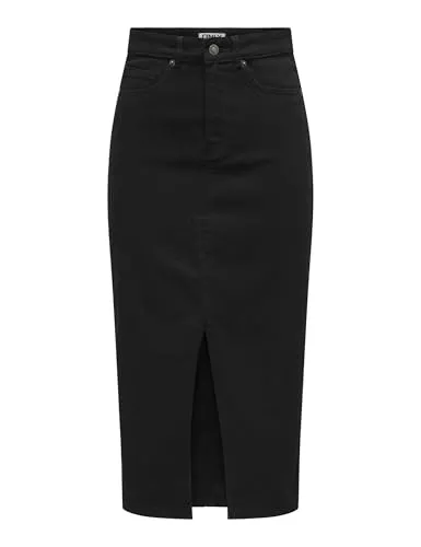 ONLY Röcke ONLY Female Jeansrock ONLSIRI Denim Midirock