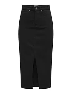 ONLY Röcke ONLY Female Jeansrock ONLSIRI Denim Midirock