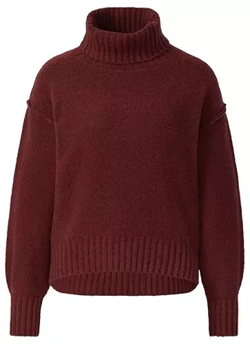 s.Oliver Pullover & Strickmode s.Oliver Kuscheliger Strickpullover mit breitem Rollkragen