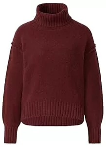 s.Oliver Pullover & Strickmode s.Oliver Kuscheliger Strickpullover mit breitem Rollkragen
