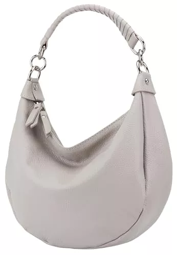 SH Leder Taschen & Rucksäcke SH Leder Echtleder Damen Halbmondförmige Tasche stylisch bananentasche Umhängetasche Leder 30x22cm Mina G668