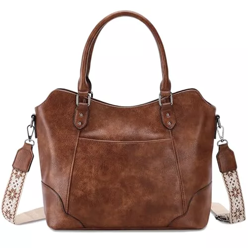 RAVUO Taschen & Rucksäcke RAVUO Handtasche Damen, Mittelgroß PU Lederhandtasche Umhängetasche Hobo Handbags for Women Elegante Shopper Taschen Schultertasche Henkeltaschen für Frauen