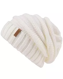 FURTALK Hüte & Mützen FURTALK Strickmütze Damen Slouch Beanie Mütze Street Style Grobstrick Wintermützen Klassische Weiche Beanie Winter