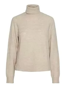 PIECES Pullover & Strickmode PIECES Damen Pcjuliana Ls Rollneck Knit Noos Bc Strickjacke