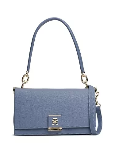 Tommy Hilfiger Taschen & Rucksäcke Tommy Hilfiger Damen Leather Shoulder Bag with Removable Crossbody Strap Umhängetasche