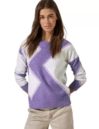 Cecil Pullover & Strickmode Cecil Damen Gemusterter Pullover