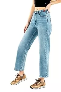 ONLY Jeans ONLY Female Jeans mit weitem Bein ONLJUICY Hohe Taille Weiter Beinschnitt Jeans