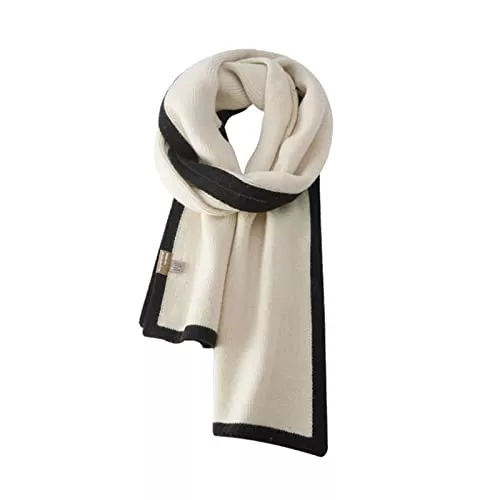 Cocila Schals & Tücher Cocila Ungarn Schal Frauen- und Winter-warmer einfarbiger farblich passender einfacher Mode-Schal Schal Damen Winter Wolle Schal Schwarz Rot Winter Grosses Tuch Schultertuch Stola