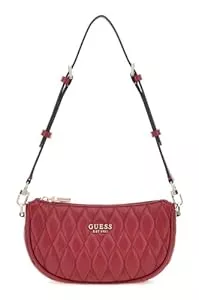 GUESS Taschen & Rucksäcke GUESS Schultertasche Valla Mini Top Zip Shoulder Bag Red dunkelrot