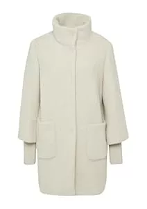 s.Oliver BLACK LABEL Mäntel s.Oliver Flauschiger Mantel mit Stehkragen und Rippbündchen