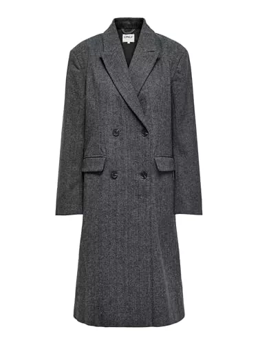 ONLY Mäntel ONLY Damen Onlwilla L/S Long Herringb Coat PNT Noos Mantel