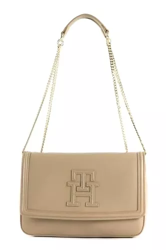 Tommy Hilfiger Taschen & Rucksäcke Tommy Hilfiger TH Timeless Flap Crossover Deboss Beige