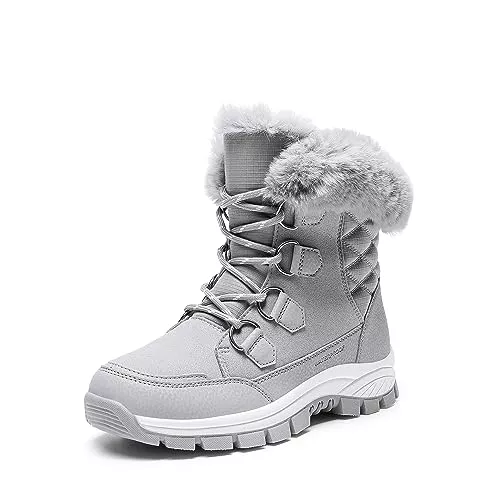 DREAM PAIRS Stiefel DREAM PAIRS Damen Winterstiefel Wasserdicht Warm gefütterte Schneestiefel Winterschuhe Winter Kurzschaft Stiefel Boots Schuhe