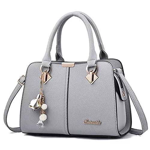 FANDARE Taschen & Rucksäcke FANDARE Damen Handtasche Umhängetasche Frauen Schulterbeutel Shopper Tote Reise Henkeltasche Schulterriemen Abendtasche Citytasche Wasserdicht PU Leder