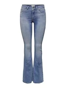 ONLY  ONLY Female Flared fit Jeans ONLBLUSH Mittlere Taille Flared Jeans