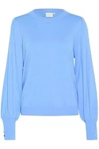 KAFFE  KAFFE Strickpullover KAlizza Damen Strickpullover Langarm Rundhals Mode Pulli