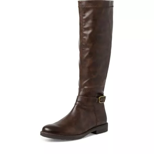 MARCO TOZZI Stiefel MARCO TOZZI Damen Overknee Stiefel Flach mit Reißverschluss