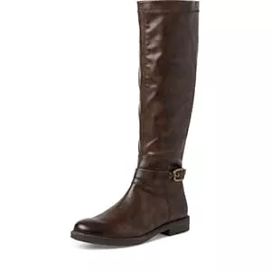 MARCO TOZZI  MARCO TOZZI Damen Overknee Stiefel Flach mit Reißverschluss