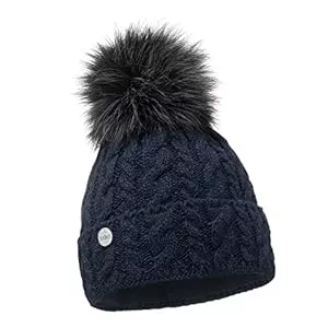 ELIMELI Hüte & Mützen ELIMELI® Damen Winter Mütze warme Strickmütze Wintermütze mit Bommel Slouch Strick Beanie Damen für Winter Bommelmütze Hergestellt in EU Farbenauswahl 15568