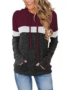Cuptacc Pullover & Strickmode Cuptacc Pullover Damen Herbst Essentials Hoodie Damen Kapuzenpullover Casual Sweatshirts Elegant Langarmshirt