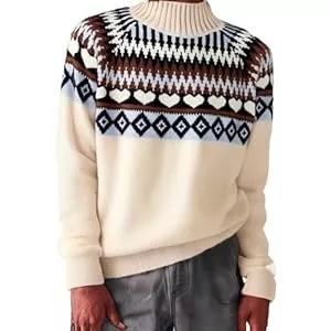 KILOXYEFRO Pullover & Strickmode KILOXYEFRO Damen Pullover Übergröße Rundhals Langarm Winterpulli Warm Loose Stitching Strickpullover Ohne Kapuze Basic Plüsch Langarmshirt Winter Sweaters Oberteil