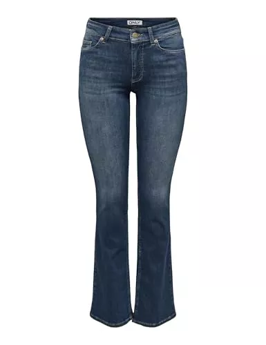 ONLY Jeans ONLY Female Flared fit Jeans ONLBLUSH Mittlere Taille Flared Jeans