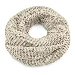 Neverless Schals & Tücher Neverless® Damen Loopschal Strickschal Schlauchschal Winterschal einfarbig