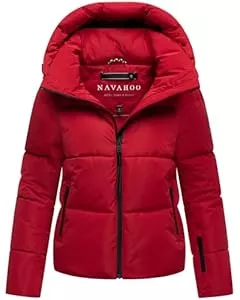 Navahoo Jacken Navahoo Damen Winterjacke warme Steppjacke mit abnehmbarer Kapuze Frostherz XIV XS-XXL