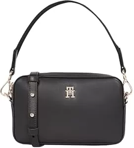 Tommy Hilfiger  Tommy Hilfiger Damen Henkeltasche Distinct Camera Bag mit Schulterriemen, Schwarz (Black), Einheitsgröße