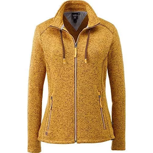 Linea Primero Jacken & Westen Linea Primero Strickfleecejacke Damen Luverne Women Farbe gelb, Größe 40