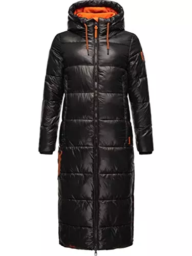 Navahoo Mäntel Navahoo Damen warmer Winter Steppmantel mit Kapuze Schmuseengel XS-XXL