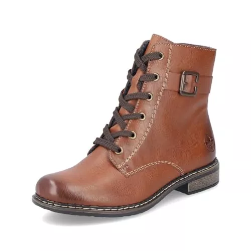 Rieker Stiefel Rieker Damen Schnürstiefeletten 71202, Frauen Stiefeletten