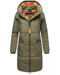 Navahoo  Navahoo Damen Wintermantel warmer Steppmantel mit Kapuze Bliblablubb 14 XS-6XL