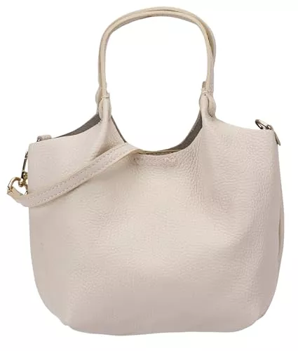 SH Leder Taschen & Rucksäcke SH Leder Elegante Damenhandtasche aus Echtleder – Handtasche & Umhängetasche in Einem 26x18cm Angela G161