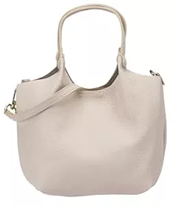 SH Leder Taschen & Rucksäcke SH Leder Elegante Damenhandtasche aus Echtleder – Handtasche & Umhängetasche in Einem 26x18cm Angela G161