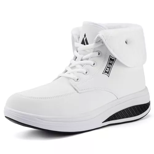 Mishansha Stiefel Mishansha Wasserdicht Winterschuhe Damen Warm Winterstiefel rutschfest Schneestiefel Gr.36-42