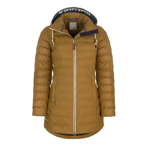 Dry Fashion Mäntel Dry Fashion Damen Polyurethan-Mantel Danzig gesteppt - Outdoor-Jacke wind- und wasserdicht