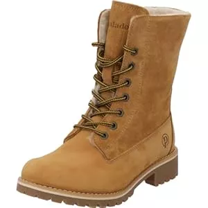 Palado Stiefel Palado Stiefeletten Damen Phasti – elegante Boots Made in Portugal - warm gefütterte Stiefel - bequeme Schnürstiefel