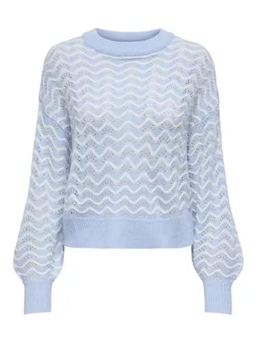 JDY Pullover & Strickmode JDY Damen Jdyrita L/S Short Struc Pull KNT Noos Jdyrita L/S Short Struc Pull KNT Noos (1er Pack)