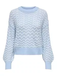 JDY Pullover & Strickmode JDY Damen Jdyrita L/S Short Struc Pull KNT Noos Jdyrita L/S Short Struc Pull KNT Noos (1er Pack)