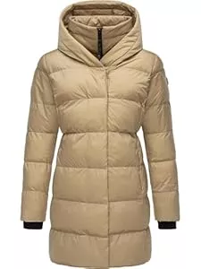 Ragwear Mäntel Ragwear Damen Mantel Lange warme Winterjacke mit Kapuze Niara YOUMODO XS-6XL