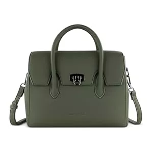 bugatti Taschen & Rucksäcke bugatti Iria Damen Schultertasche M aus Kunstleder, modische Handtasche