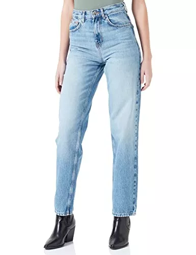 ONLY Jeans ONLY Female Straight-Fit Jeans ONLROBYN Hohe Taille Gerade geschnitten Jeans