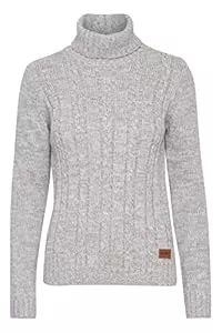 OXMO Pullover & Strickmode OXMO OXPhilipa Damen Rollkragenpullover Pullover mit Rollkragen 100% Baumwolle Regular fit